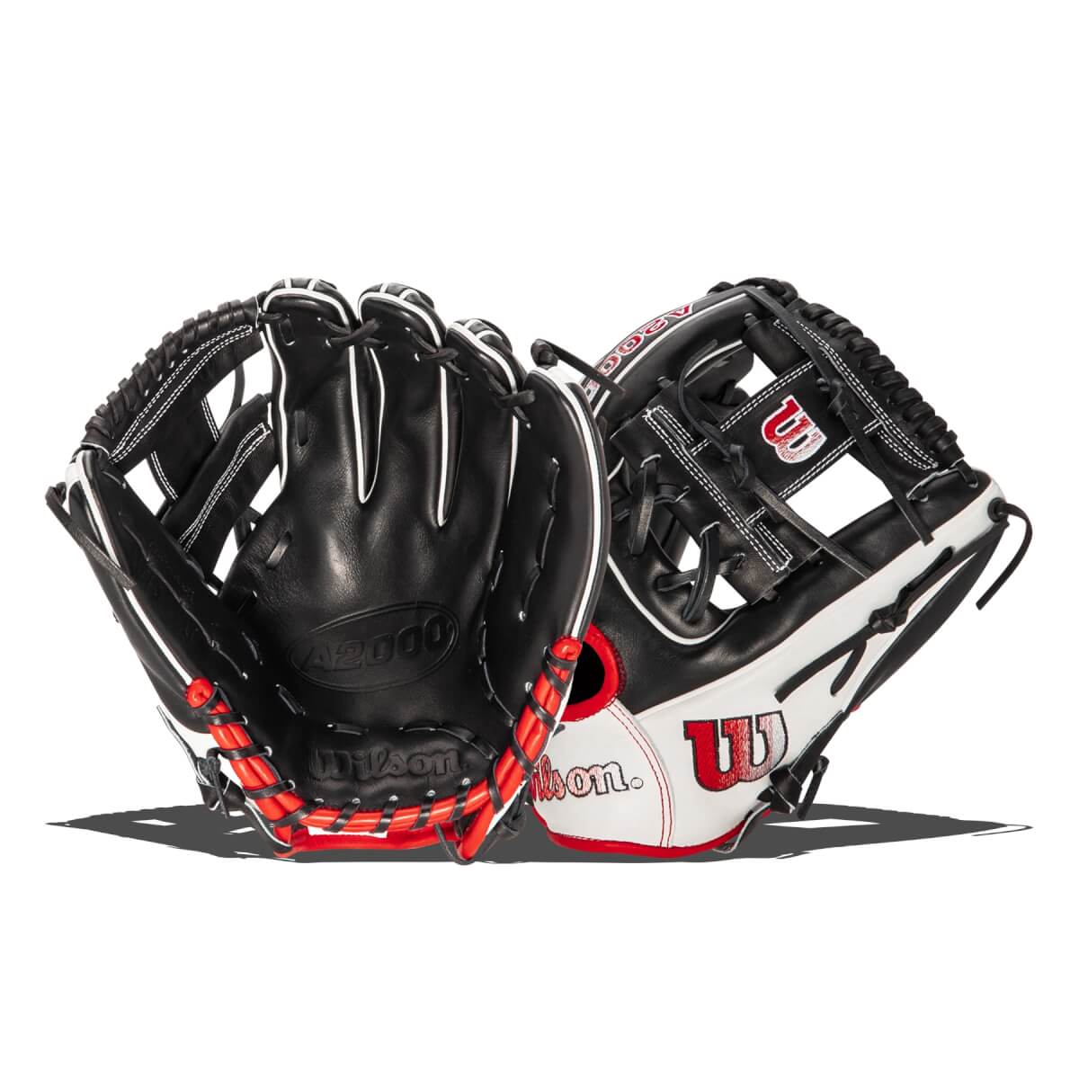 美品 Wilson A2000 1975 硬式内野手用グラブ ブラック×ホワイト Wilson A2000 113/4