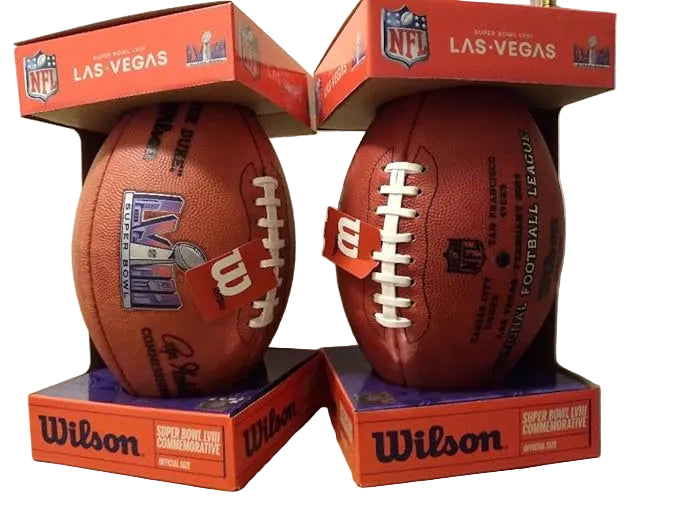 Wilson NFL Super Bowl 57 Official Leather Football WTF10071