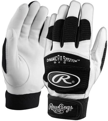 Rawlings Youth Full Grain Leather Batting Gloves