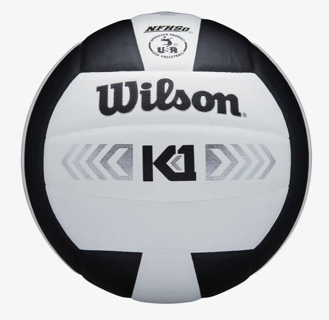 Wilson K1 Silver Indoor Volleyball Orange