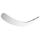 A white curved hockey stick blade shown against a plain white background.