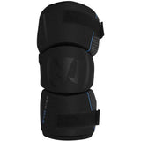 Black knee pad with brand logo on a white background