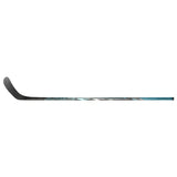 Bauer Fuse black and teal hockey stick on a white background