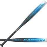Baseball bat with blue and black design on a white background