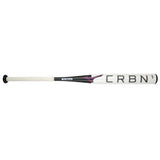 Baseball bat with 'CRBN' branding on a white background