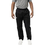 man wearing a black pant on a white background 