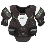 Hockey shoulder pads with CCM branding on a white background