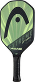 Head Extreme Elite pickleball paddle with green and black design on a white background