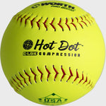 Worth ASA Hot Dot Softballs