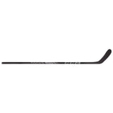 A black CCM hockey stick shown horizontally against a plain white background.