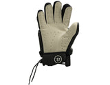 Glove with black and beige design on a white background