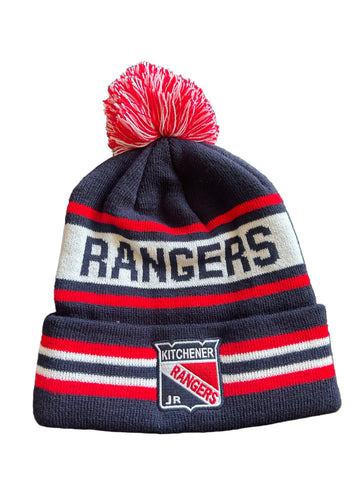 Kitchener Ranger Pom Pom Toque Knitted - Sportco