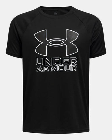 Under Armour Short Sleeve Junior Tech Hybrid T-Shirt 1387036 006 - Sportco
