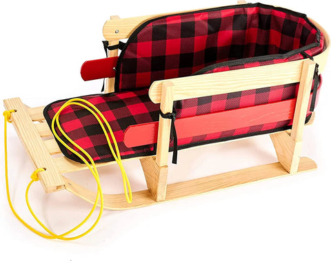 Premium Canadian Ash Hardwood Snow Sled - Sportco