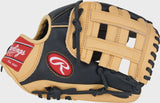 Baseball glove with Rawlings logo on a white background