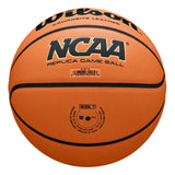 Basketball with NCAA and Wilson branding on a white background