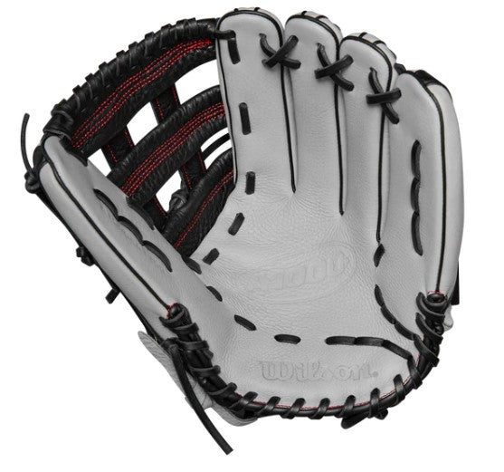 Wilson87型 WBW101561 2026 Wilson A1000SP 13” Black/Cool Blue Slowpitch Fielding Glove - WBW