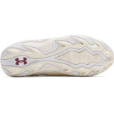 White sneaker with gray wavy pattern on a white background