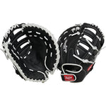 Rawlings Shut Out First Base 12" Softball Glove - Black/white - SportCo 