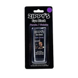 Zippy's Eye Black packaging with a black background