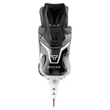 CCM skate black, white grey back view  on white background