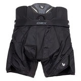 Black protective sports gear with 'GSX' branding on a white background
