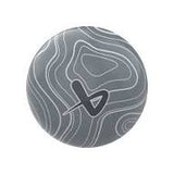 grey colored mini stick ball on a white background