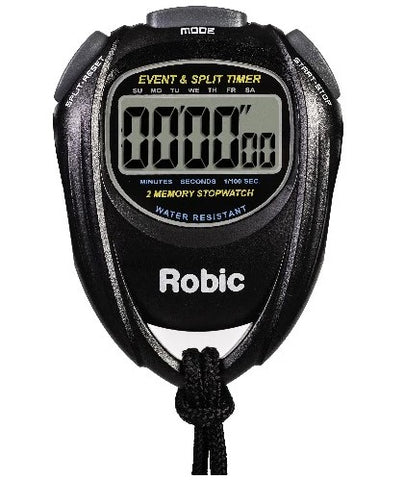 Robic Stop Watch SC539 Single Event Timer and 2 Memory Recall Split