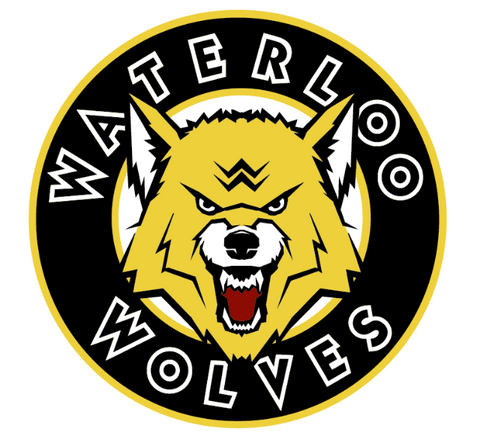 Waterloo Wolves Car Decal