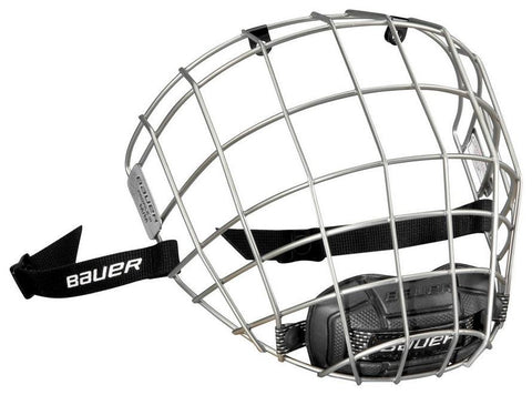 Bauer Senior Profile II Silver Hockey Facemask