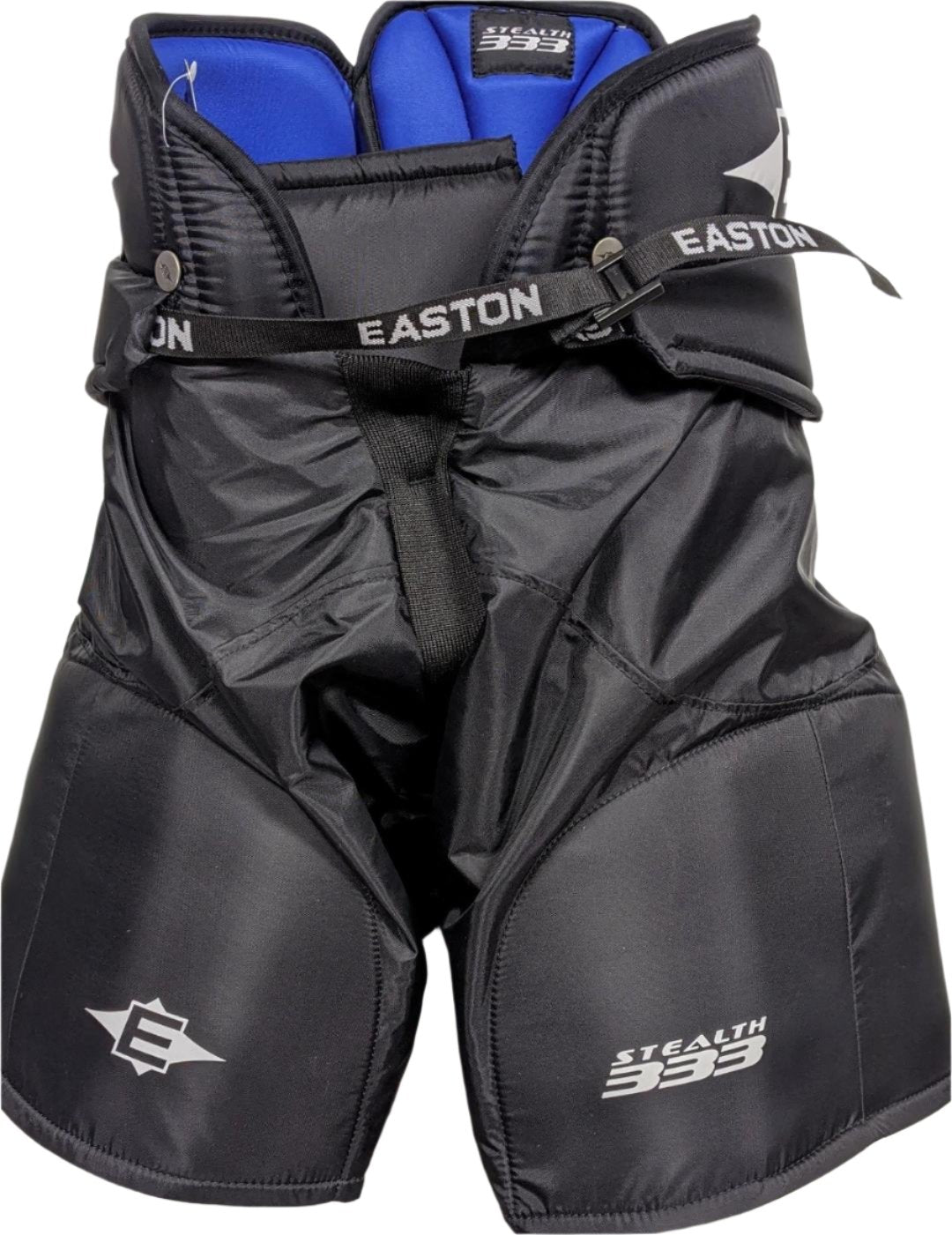 2024 Easton JR LG Large Stealth 55S Ice Hockey Pants Shorts Black WASHED