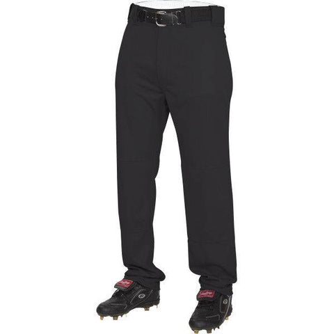 Rawlings Youth Semi-Relaxed Black Baseball Pants