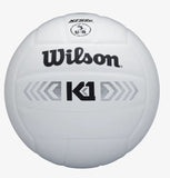 Wilson K1 Silver Indoor Volleyball White