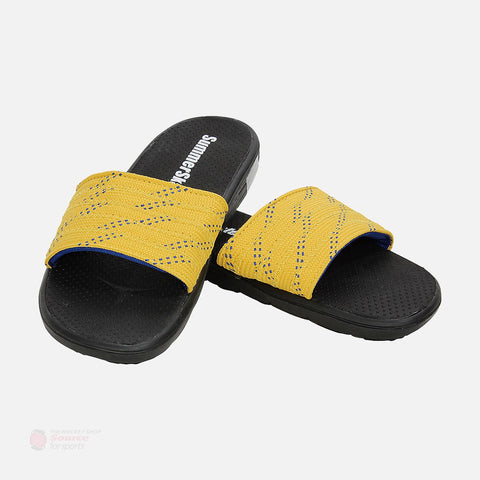 Summer Skates Senior Sandals (Yellow-Blue)