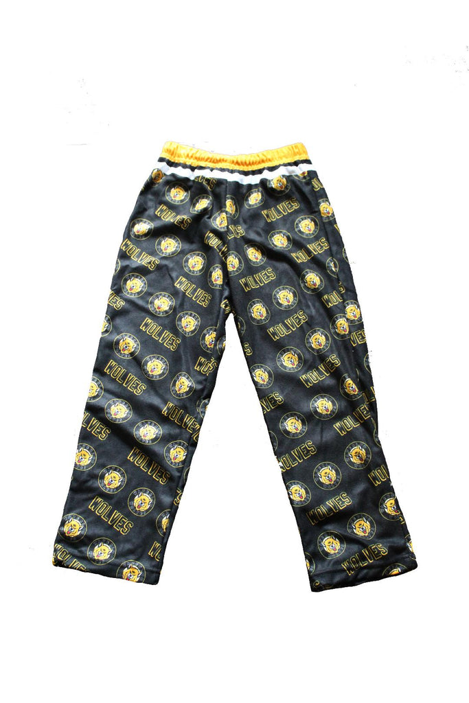 Woodland Creek Wolf Print Pajama Pants Flannel Drawstring Elastic Waist  Men's XX