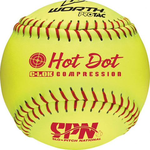 Worth SPN Hot Dot Softballs