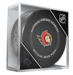 Inglasco NHL Team Official Game Puck
