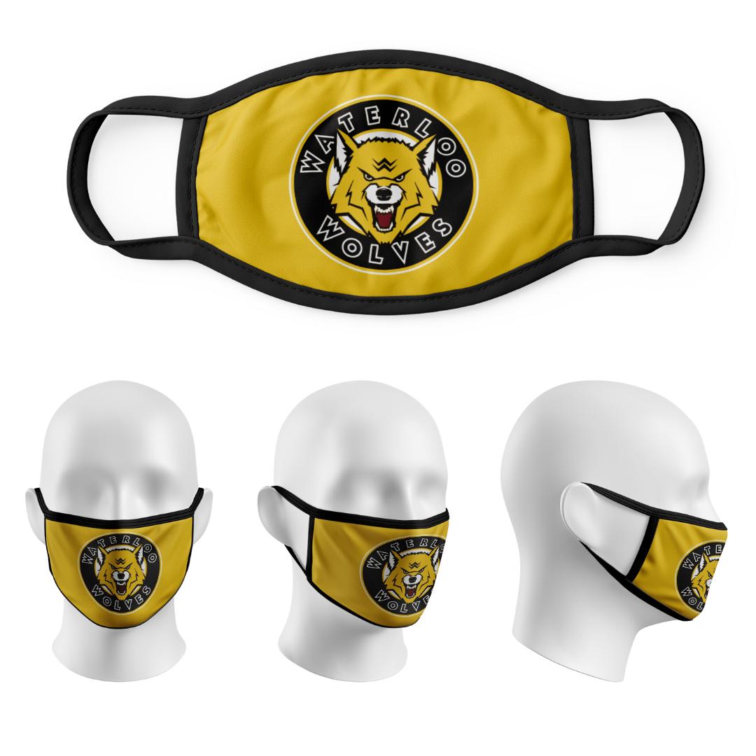Custom Sublimated Waterloo Wolves Masks-Coming - Sportco β Sportco ...